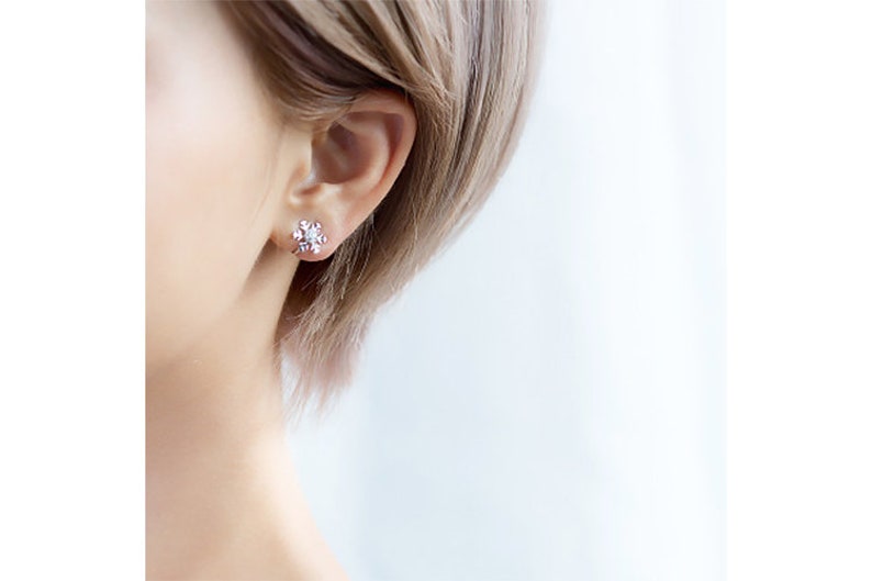 S925 Simple Earrings Young Lady Girls Birthday Valentines Day Gift