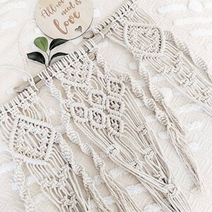 Macrame Plant Hanger/s (JAZELLE)/ Macrame Pot Holder/s / Macrame Plant Hanger Set/ Macrame Wall Hanging