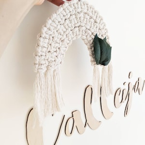 Macrame Rainbow Wall Hanging/ Macramè Rainbow / Rainbow Wall Hanging