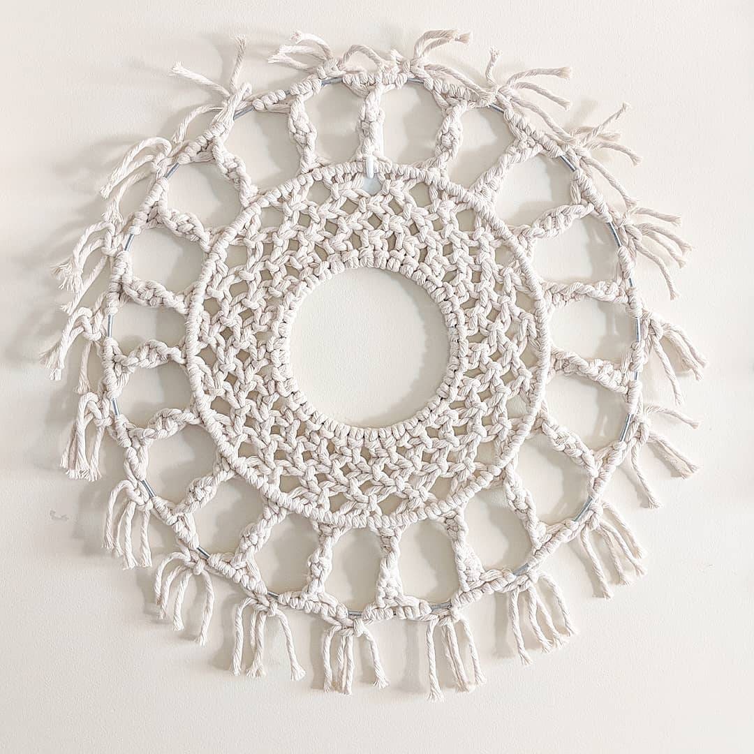 Macrame Mandala/ Macrame Mandala Wall Hanging / Macrame Wall - Etsy