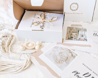 DIY Macrame Plant Hanger Kit / DIY Macrame / DIY Plant Hanger / Hanging Planter