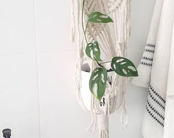Macrame Plant Hanger / Plant Hanger / Macrame Wall Hanging - Willow