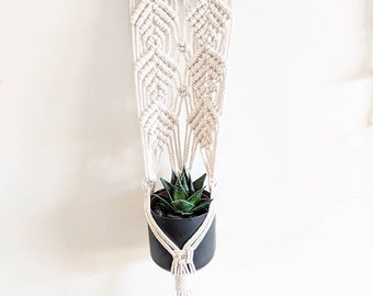 Colgador de macramé para plantas / Colgador de macramé para pared - Juliet