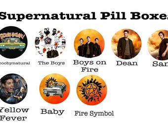 Supernatural Themed Pill Cases * Neu aktualisiert