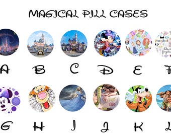 Disney Themed Pill Boxes