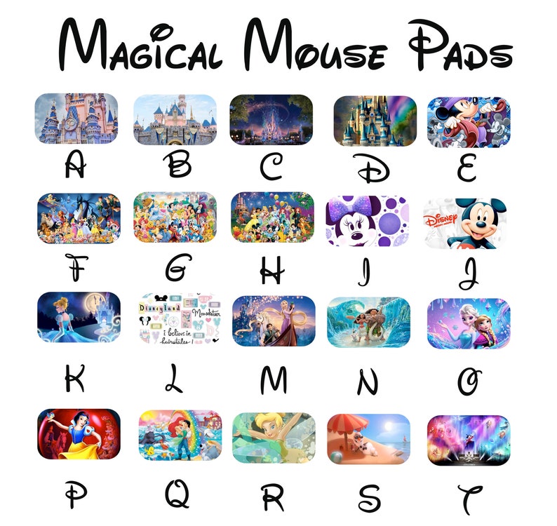 Disney Mousepads Multiple Designs image 1