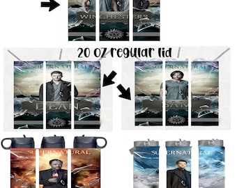 Supernatural Charakter Poster Becher (5 Design Optionen)