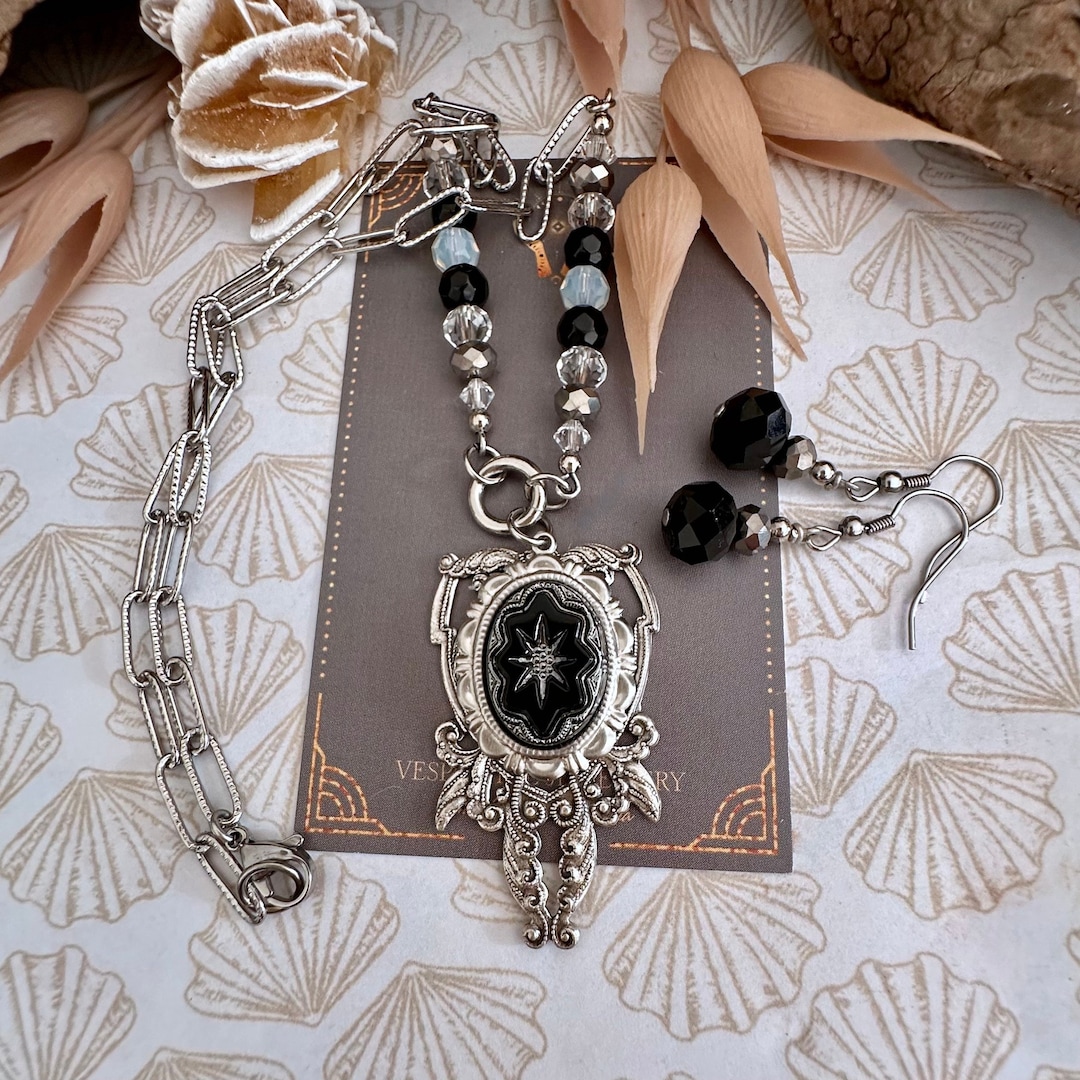 Black necklace australia deals