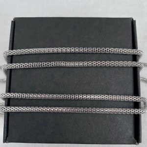 Mesh Kette aus Edelstahl/Vintage Style Kette/Australischer Verkäufer/Geschenk für Sie/Anhänger Kette/Schmuckkette/Edelstahl Layering Kette