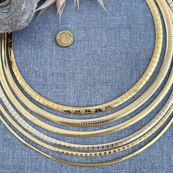 Omega Chain Pattern Omega Chain Necklace - Etsy
