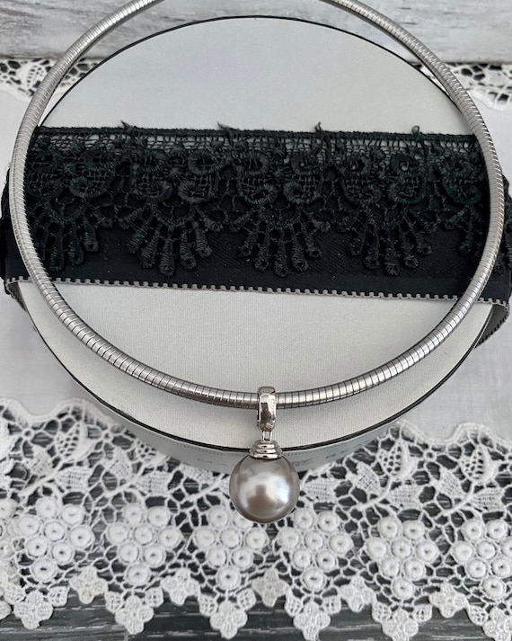 Stainless steel omega necklace sale
