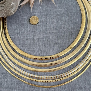 OMEGA FLAT necklace in 3 widths/omega style pendant chain/stainless steel necklace/australian seller/gift for her/silver coloured flat chain