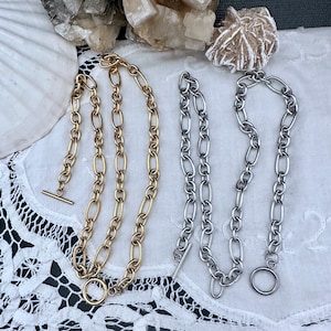 Stainless steel oval link chain/layering chain/stainless steel chain/australian seller/gift for her/best friend gift/pendant chain