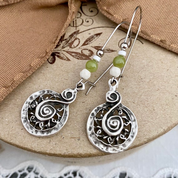 Vintage drop earrings australia sale