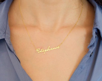 14k gold Name Necklace , Personalized Jewelry , Personalized Necklace,Personalized Gifts , Gift For Mom , Personalized Gift , Gift for her