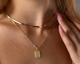 Personalized Initial Necklace: Sterling Silver, Gold Plated, Rose Gold