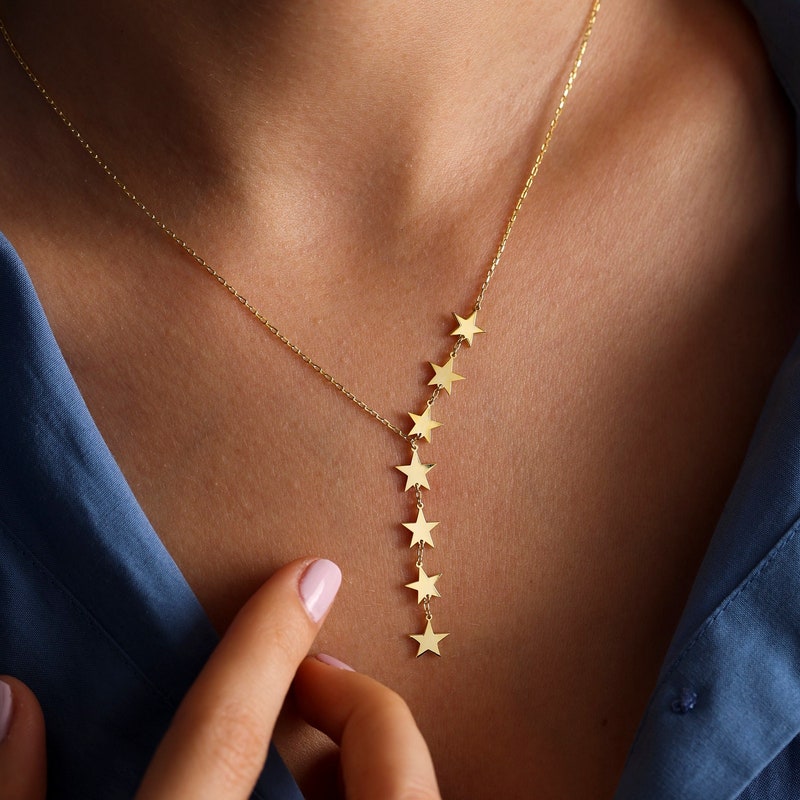 Star Necklace (Gold or Silver) main image 1