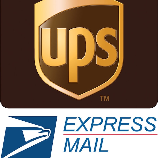 Express shipping via UPS & USPS Express Shipping