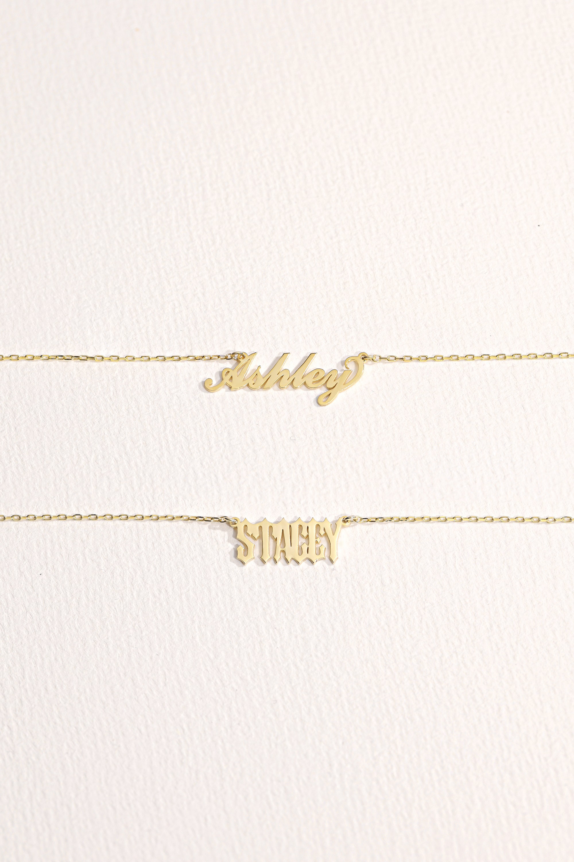 14k Solid Gold Name Necklace Sex And The City Name Necklace Personalized Carrie Bradshaw