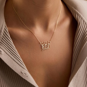 Collar con nombre de gato, collar para amantes de los gatos, collar minimalista, regalos personalizados, regalo conmemorativo para gatos, regalo para amantes de los gatos, regalo para el Día de la Madre imagen 8