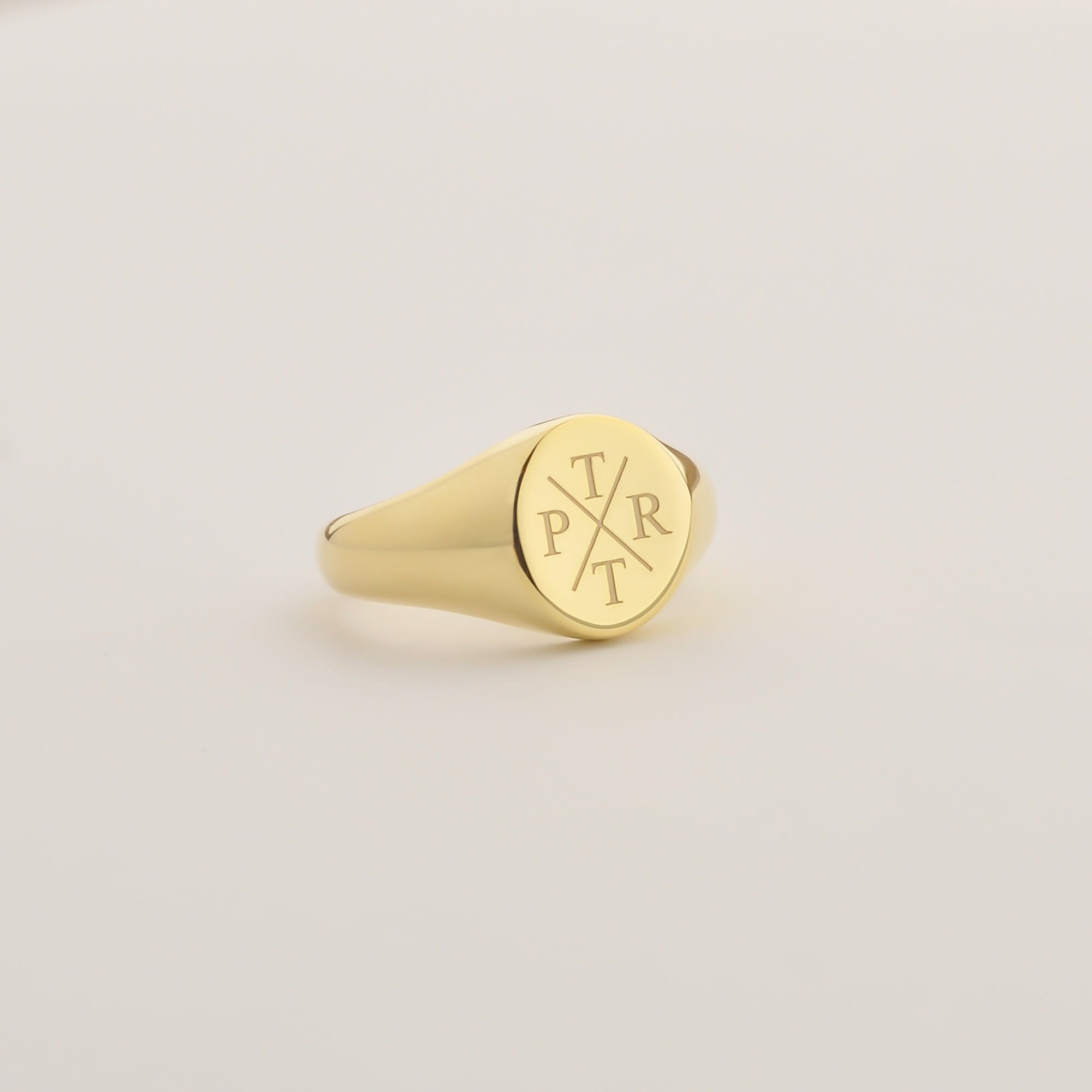 Family Signet Ring , Personalized Signet Ring , Signet Ring , Gold ...