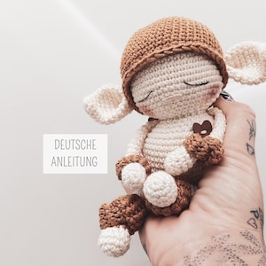 Crochet pattern goblin &quot;Little Bell&quot;, German crochet pattern for beginners, crochet goblin, crochet amigurumi, PDF file as digital download