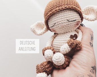 Crochet pattern goblin "Little Bell", German crochet pattern for beginners, crochet goblin, crochet amigurumi, PDF file as digital download