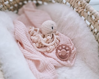 Premature Baby Gift | Crocheted Octopus for Premature Babies and Infants | Crocheted Baby Toy for Birth | Available in Soft Colors