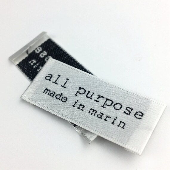 woven labels with own logo