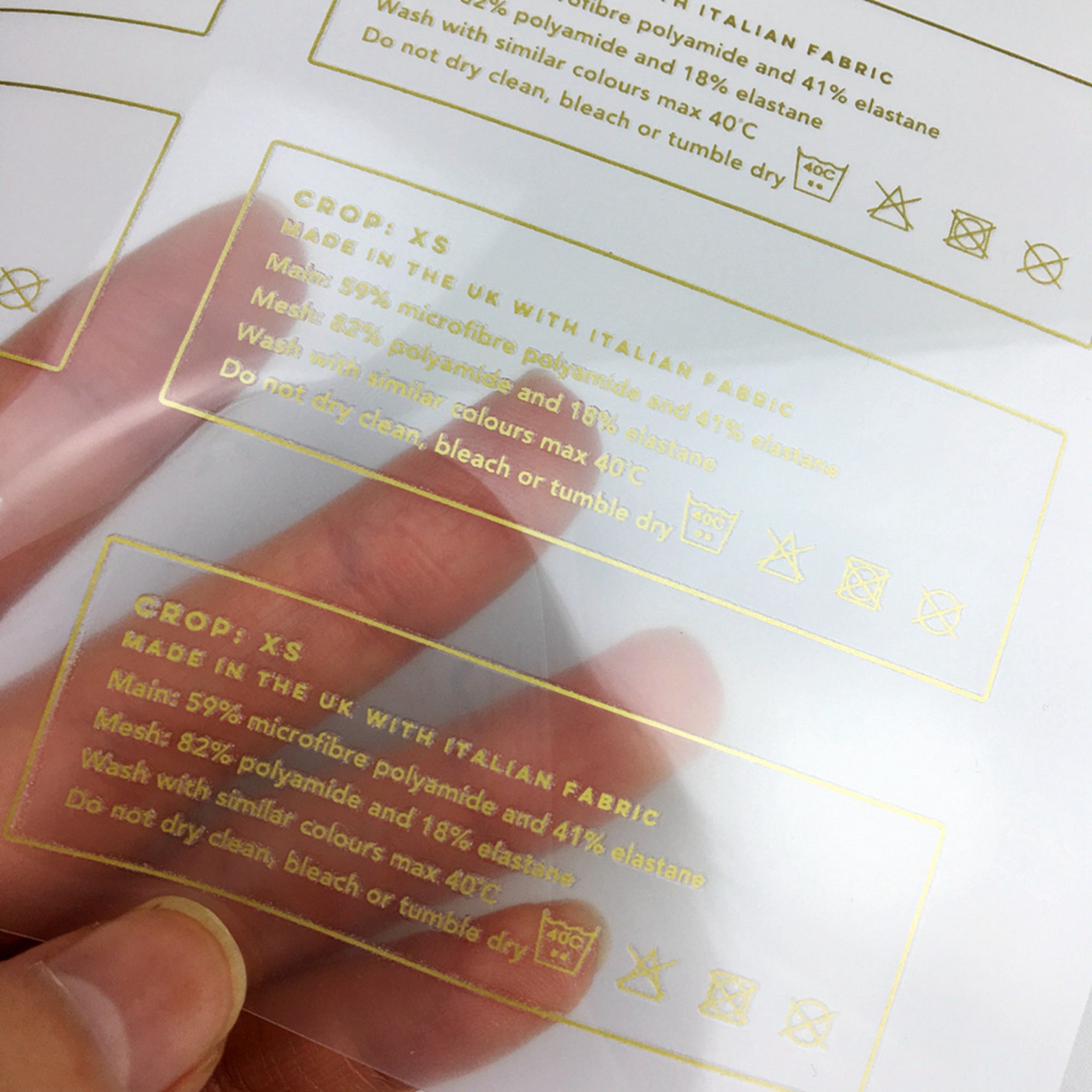 300 custom clothing heat transfer tagless labels Custom Etsy