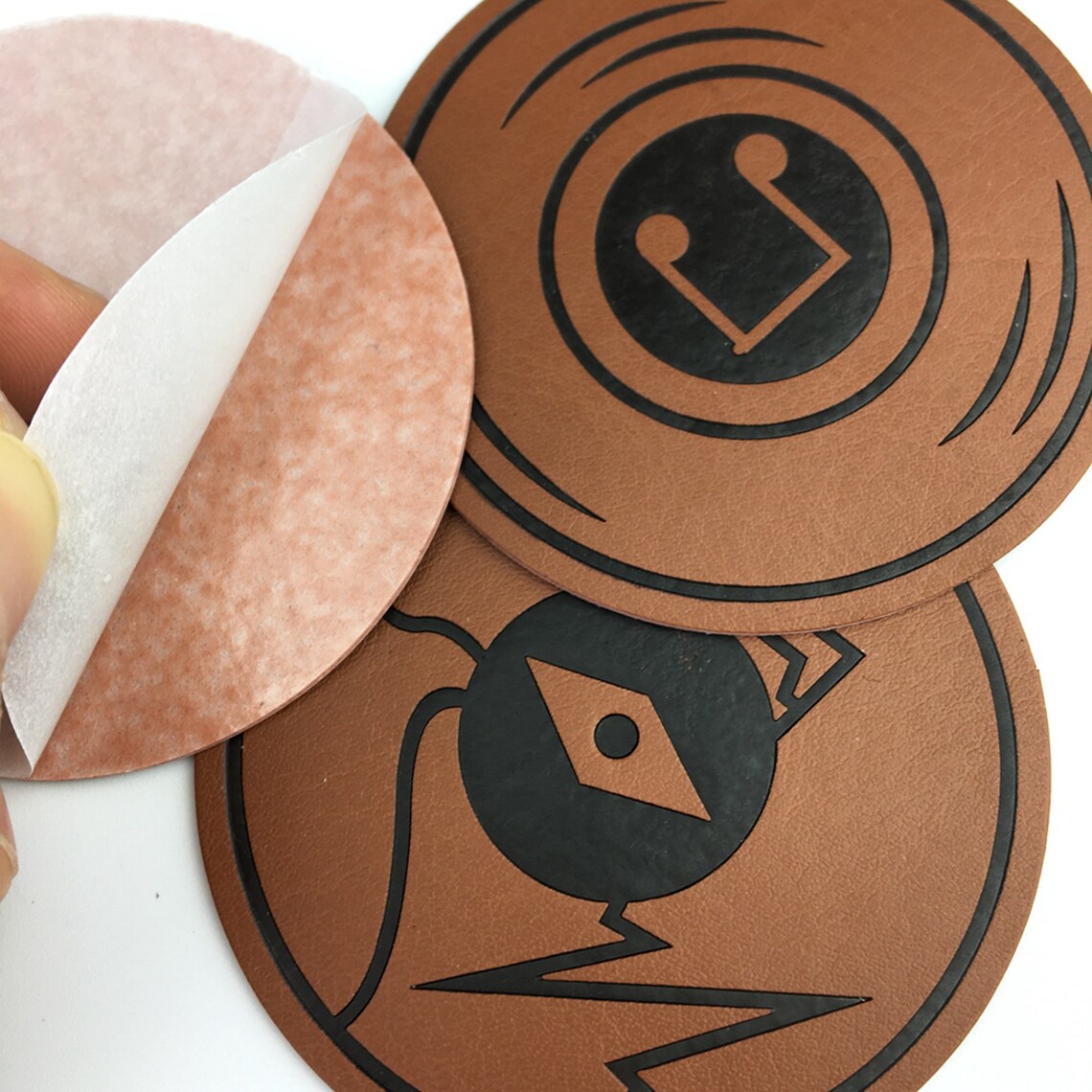 50 stick on leather patches adhesive leather patch leather Etsy