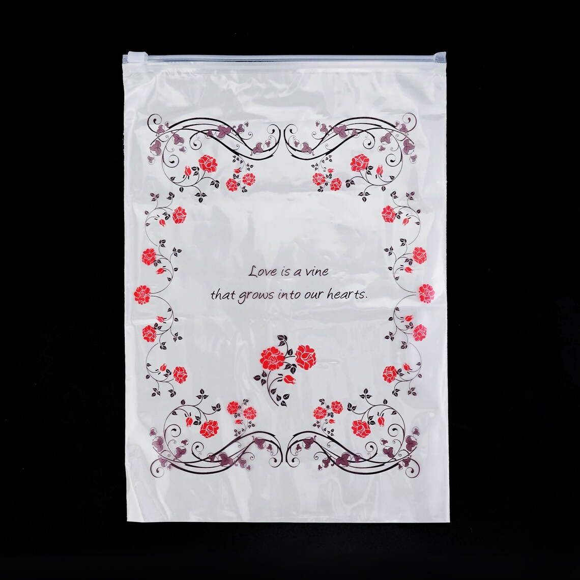 On sale plastic bags with zipper custom frosted zipper bag Etsy