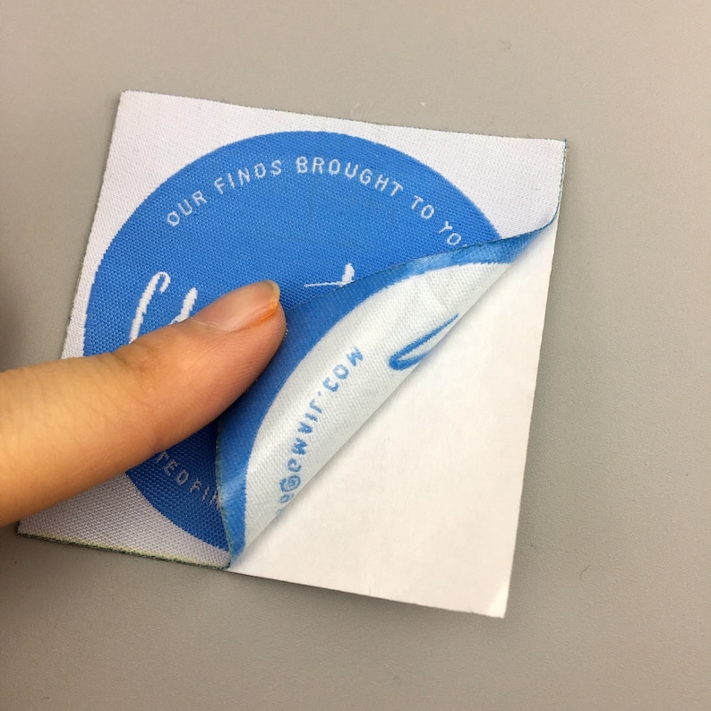 300Custom peel off adhesive sticker backing labels New design Etsy