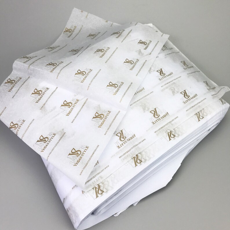 1000 custom tissue paper Personalised Tissue Wrapping Print Etsy