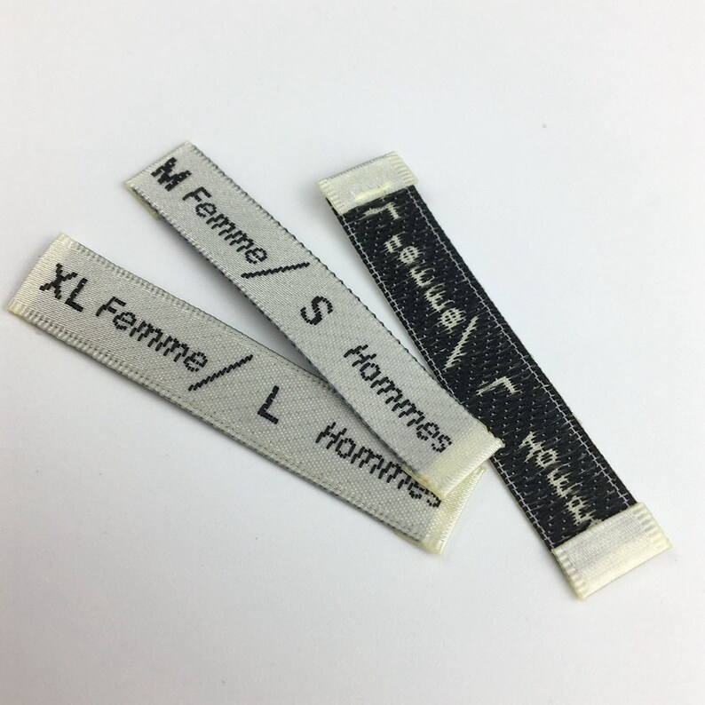 Machine Wash Cold 100 Printed Satin Care Clothing Labels