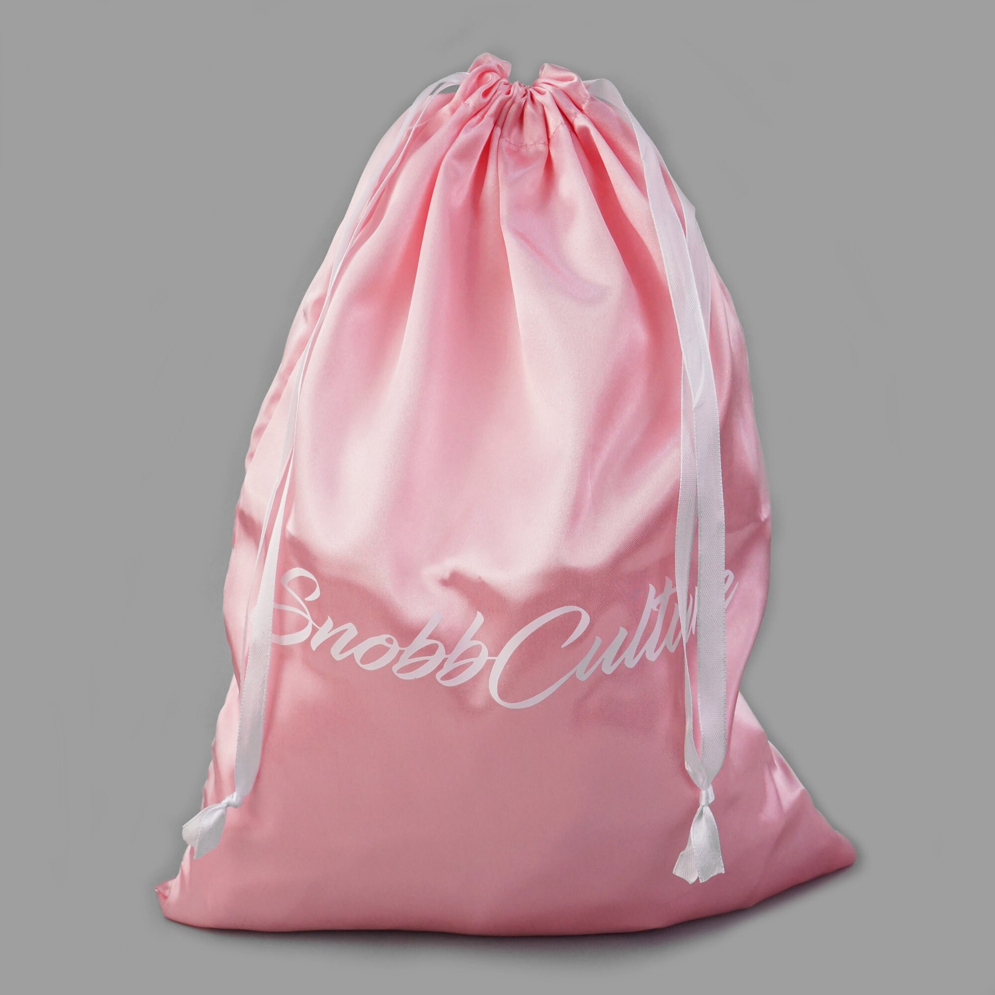 personalized satin drawstring bags