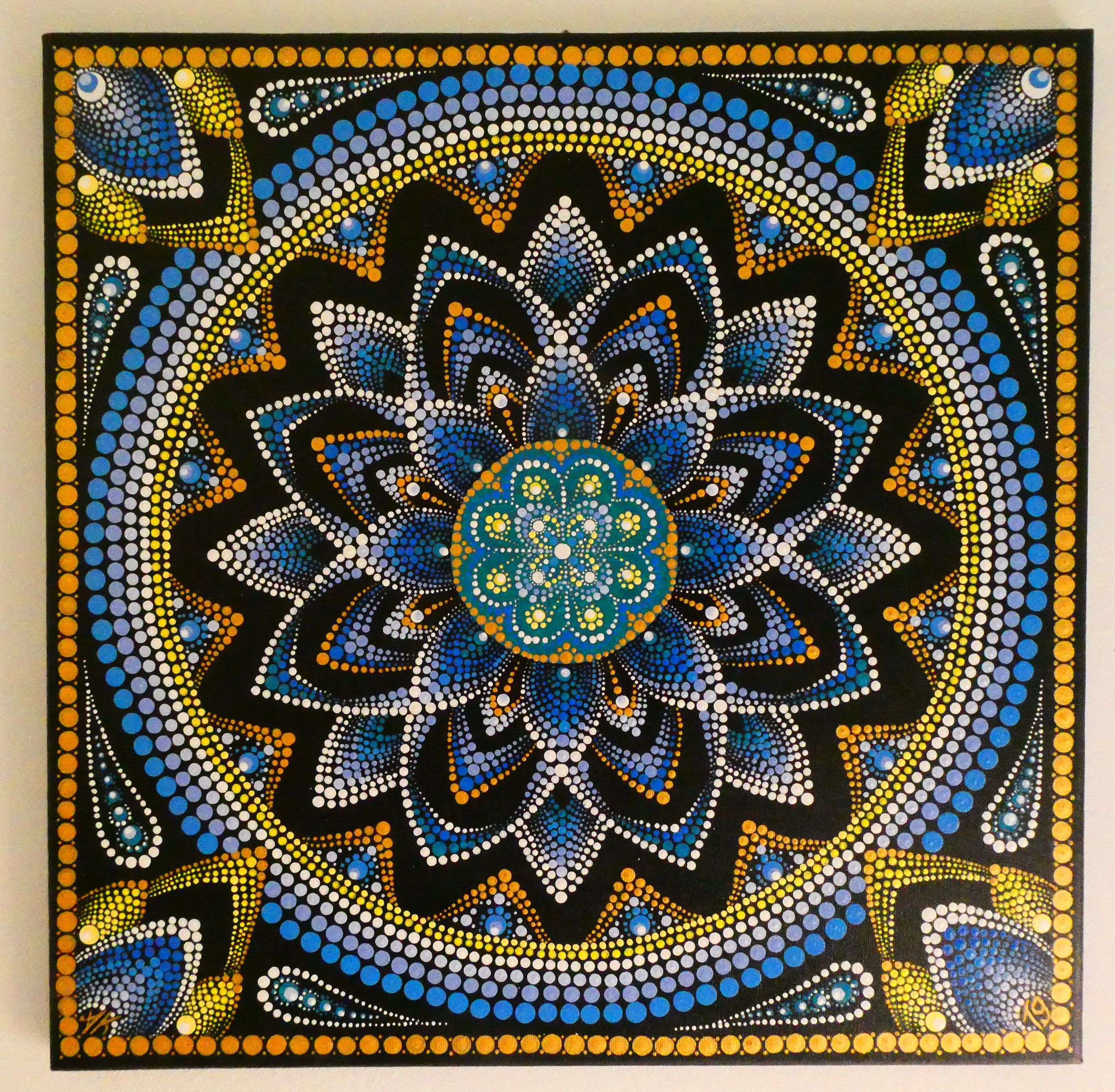 Mandala Dot Painting Art