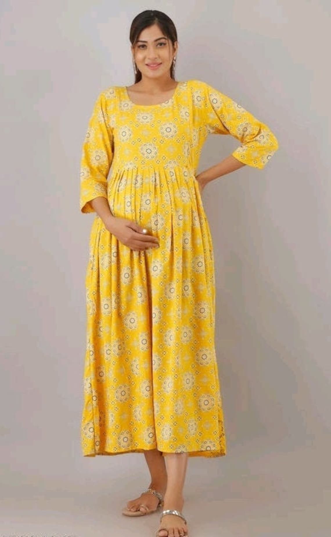 Attractive Pregnant / Maternity Women Kurti Gown Suit Easy | Etsy