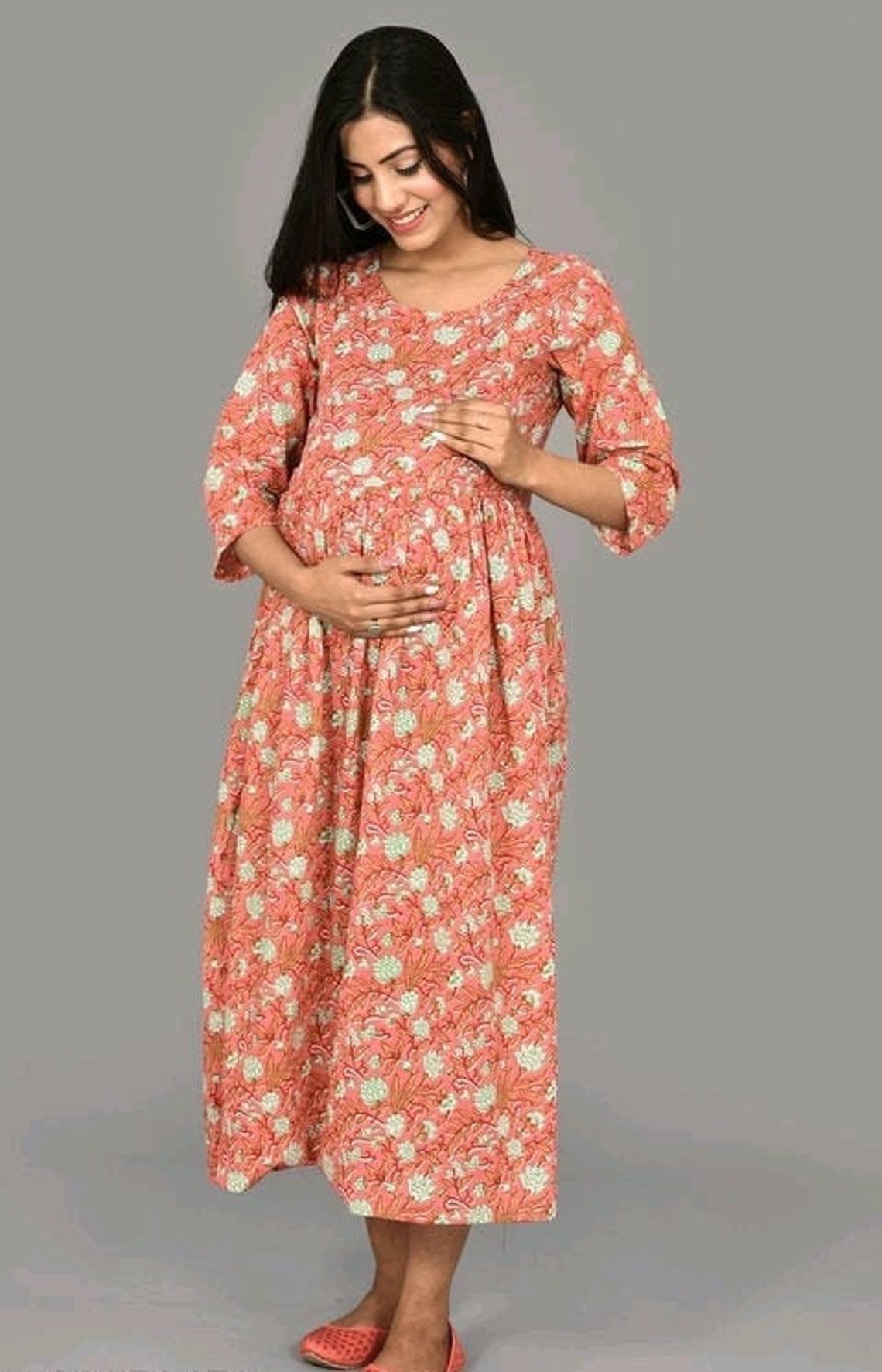 Attractive Pregnant / Maternity Women Kurti Gown Suit Easy | Etsy