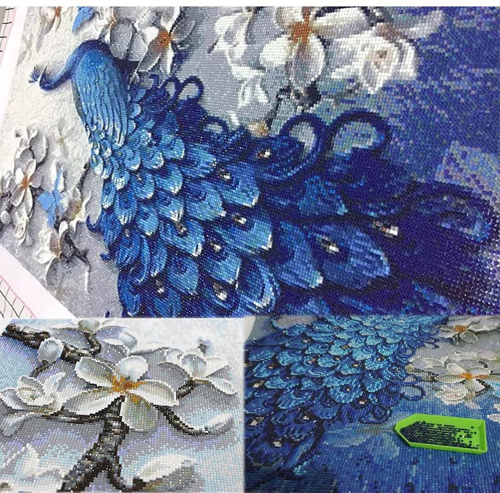 5D Peacock Diamond Painting Kits for Adults Rhinestones Etsy