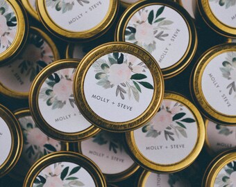 small scented candles wedding favors
