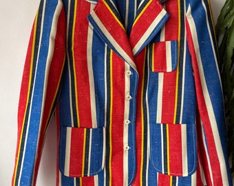 Vintage 1970s stripe blazer