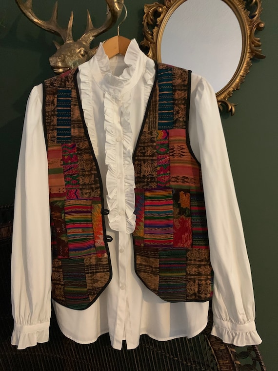 Vintage Guatemala waistcoat