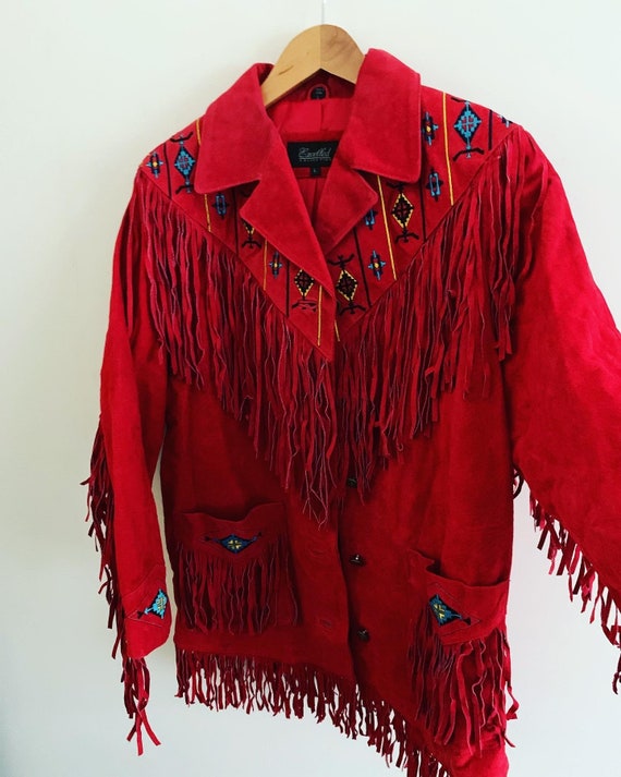 Vintage 1970’s fringe suède jacket