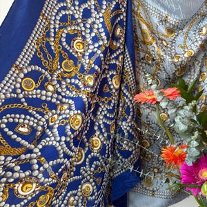 Vintage 80s Chopard silk scarf