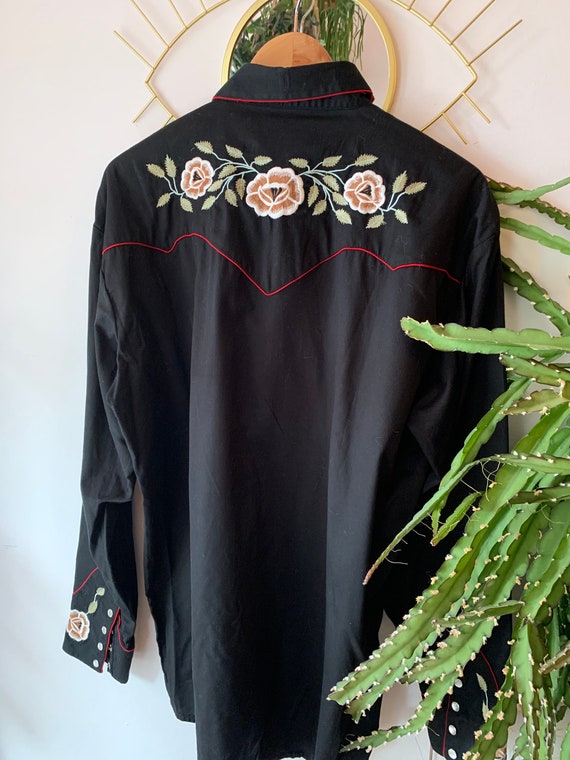 Western Embroidered vintage blouse