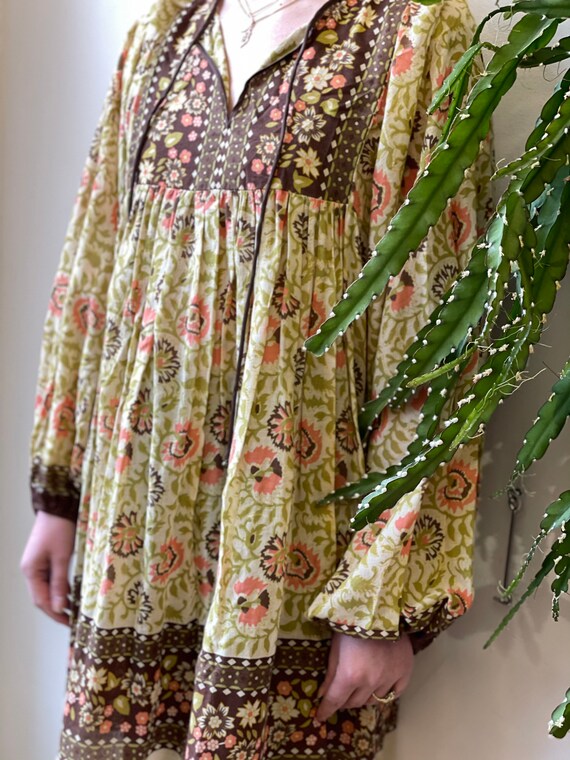1970s Indian cotton dress