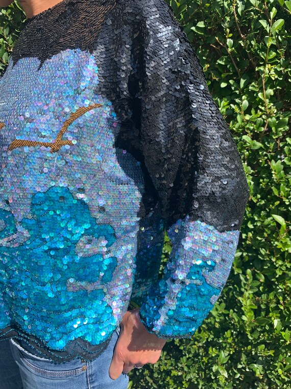 Vintage Sequin top
