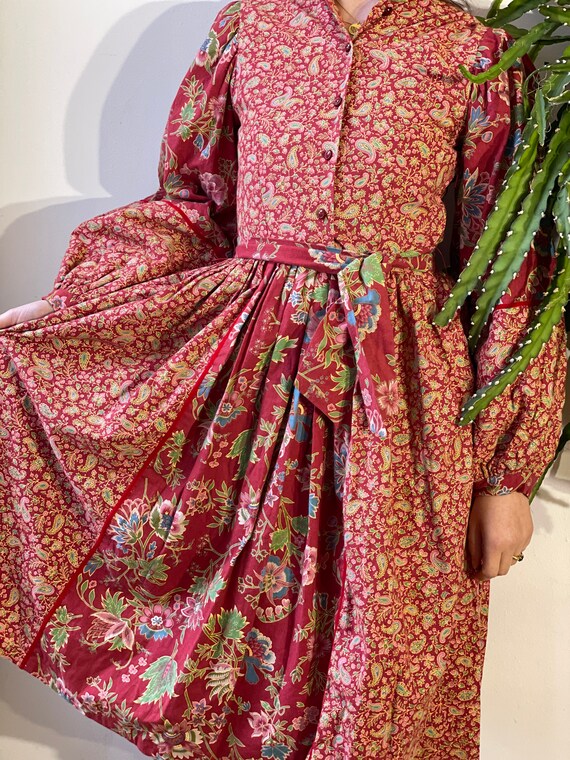 Vintage 1970s bohemian cotton Dress