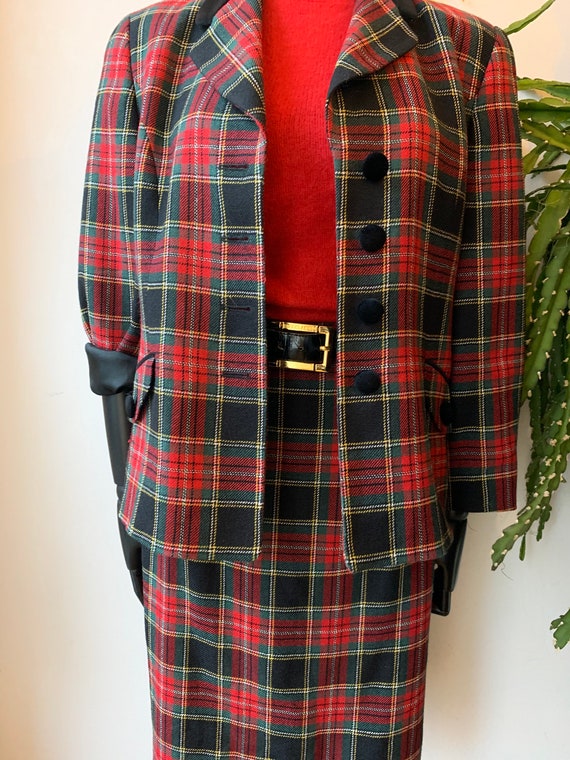 Vintage Tartan two pieces set
